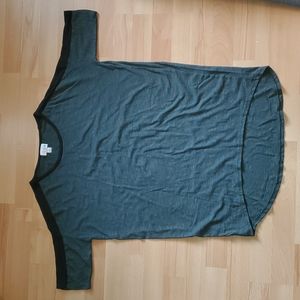 Lularoe Irma - Dark Green and Black